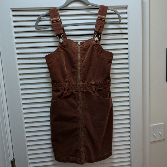 American Eagle Corduroy Overalls Dress - Picture 3 of 6